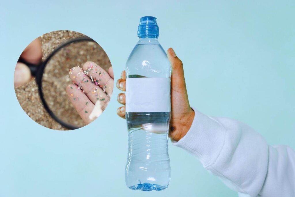 acqua priva di microplastiche