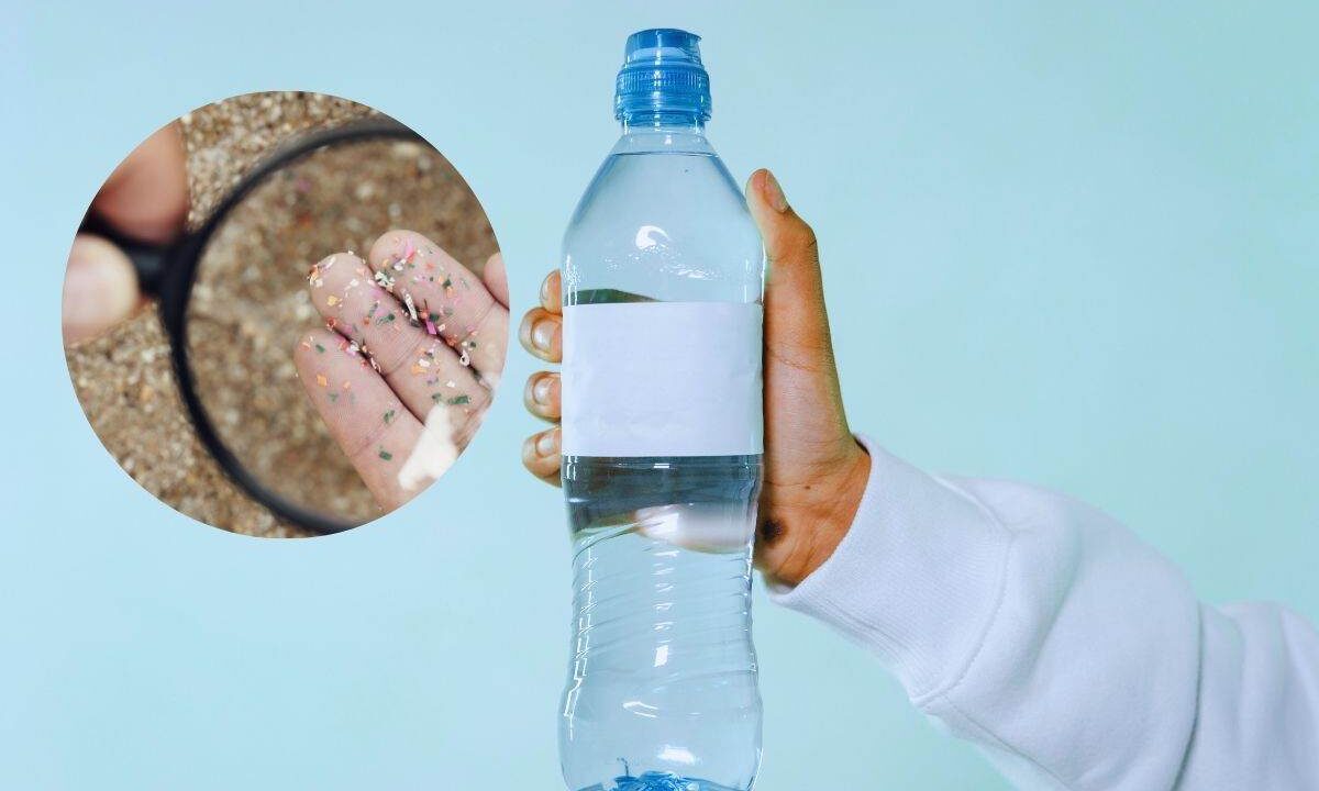 acqua priva di microplastiche